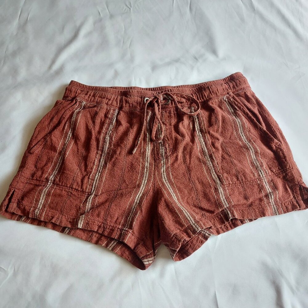 Sanctuary Striped Linen Blend Shorts